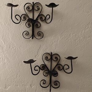 Set of 2 Candle Wall Art